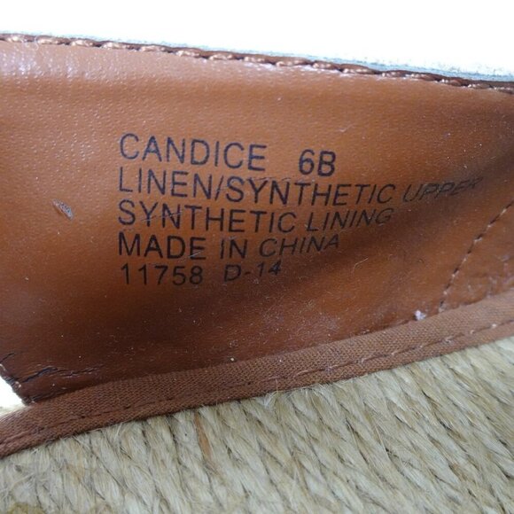 Ralph Lauren Candice Wedge Sandals Women's Size Size 6 Brown Beige Career - Picture 9 of 10